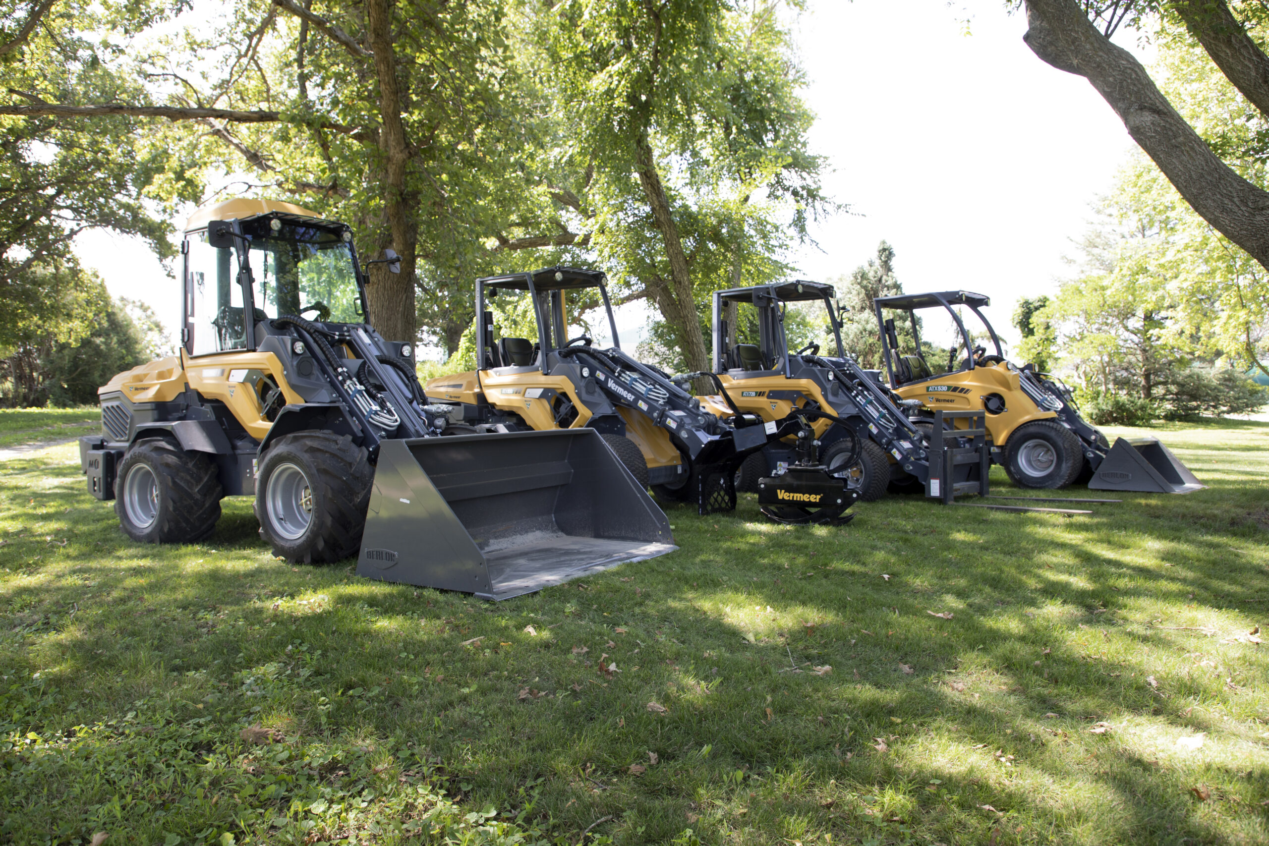 Vermeer compact articulated loaders lineup