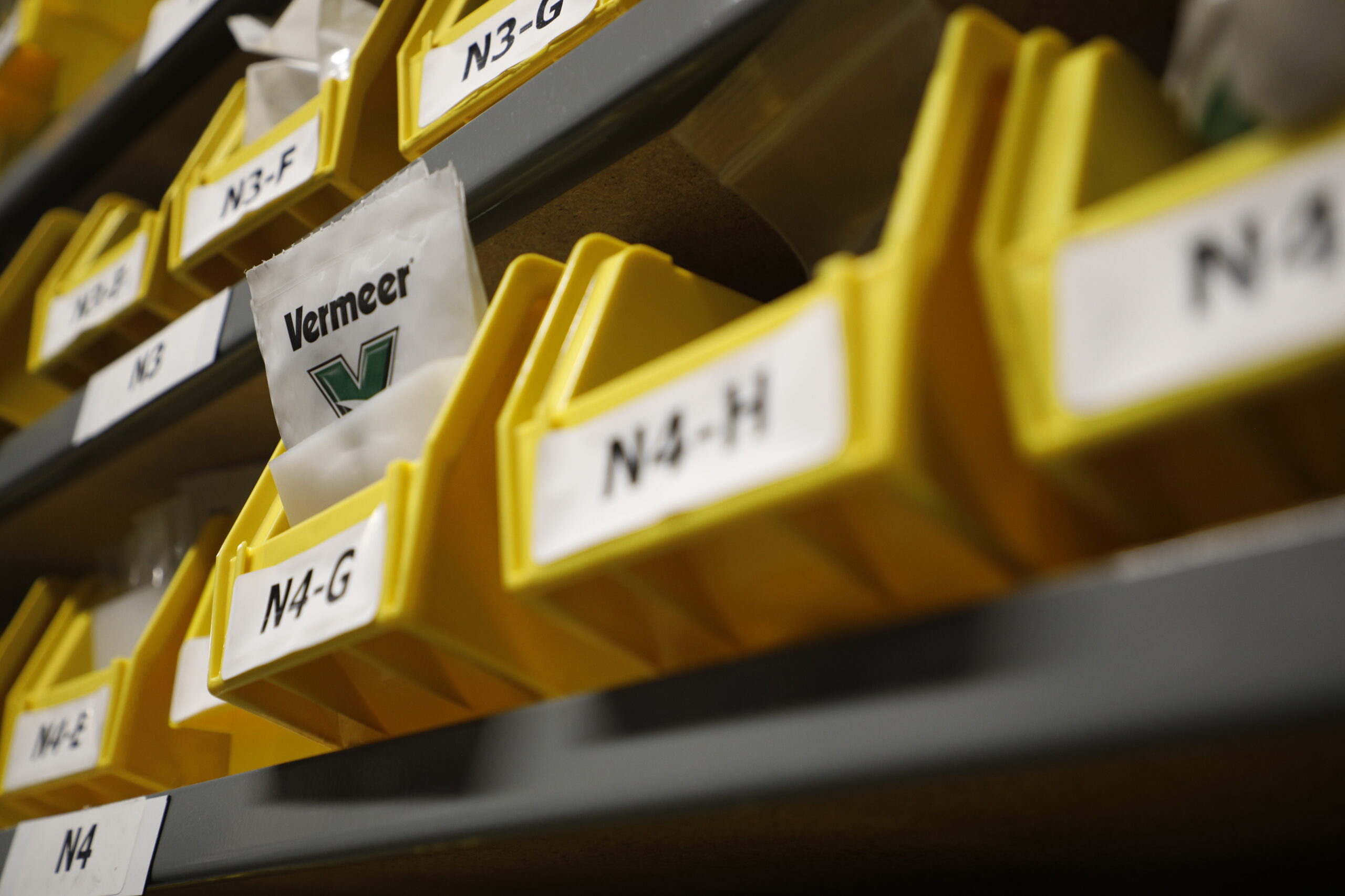 Parts shelving